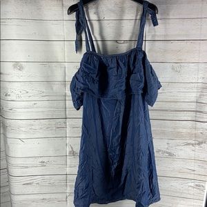 Sanctuary Off the Shoulder Denim Dress Size XS